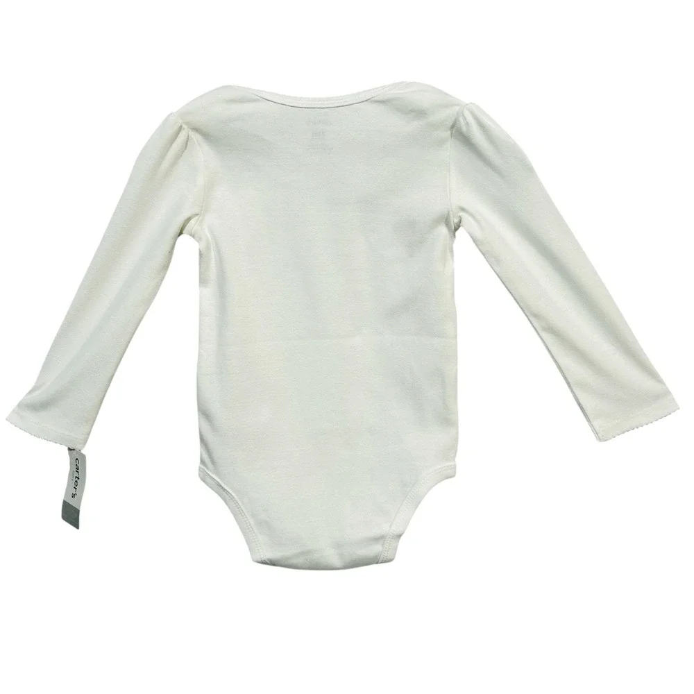 Carters Baby Girls 2-Piece Tutu Leggings & Bodysuit Top Outfit Set 24M Red White